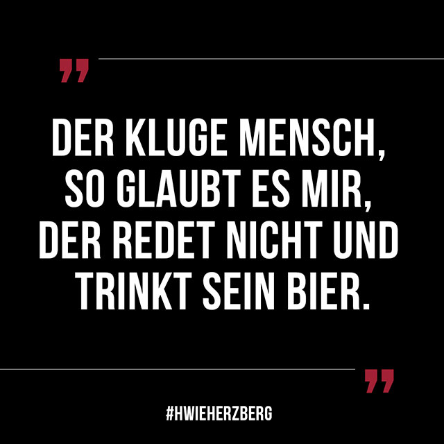 Posting Zitate Herzberg Getränke